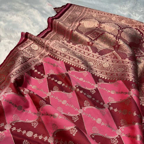 Gulraaz Mashru Rangkaat Saree