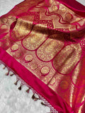 Zareefa Rani Satin Saree