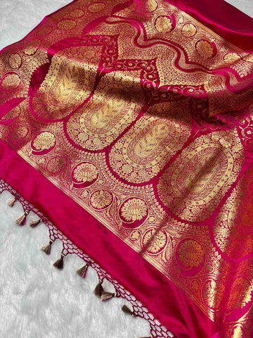 Zareefa Rani Satin Saree