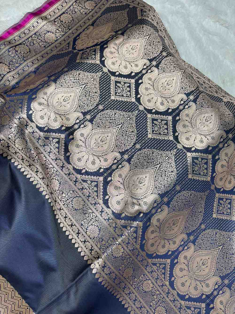 Neel Mehr Mashru Silk Banarasi Rangkaat Saree