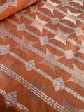 Maa Ki Chunar – Mashru Fancy Silk Saree in Old Rose Copper