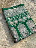 Zamrud-e-Mashru Fancy Silk Saree in Royal Emerald Green