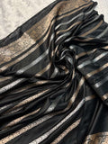 Black Noor Mashru Kadhiyal Saree
