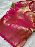 Gulnaar Rani Pure Satin Banarasi Saree