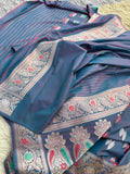 Neelkanth – Pure Semi Silk Uppada Katan Saree (ZAIVA)