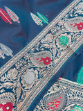 Neelkanth – Pure Semi Silk Uppada Katan Saree (ZAIVA)