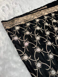 Black Noor Mashru Kadhiyal Saree